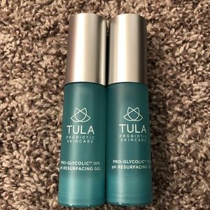 Tula pro glycolic ph resurfacing gel set of 2-NEW
